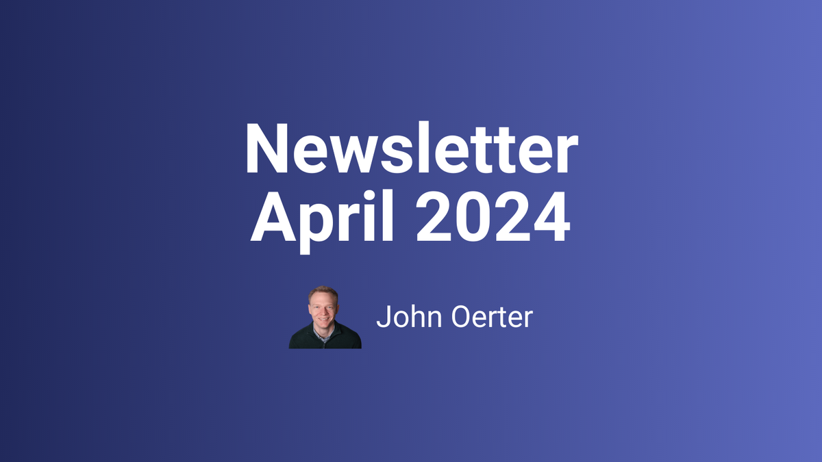 Newsletter - April 2024